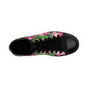 Men's Flamingo Pink Classic Sneakers Lo-Top
