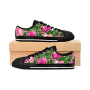 Men's Flamingo Pink Classic Sneakers Lo-Top