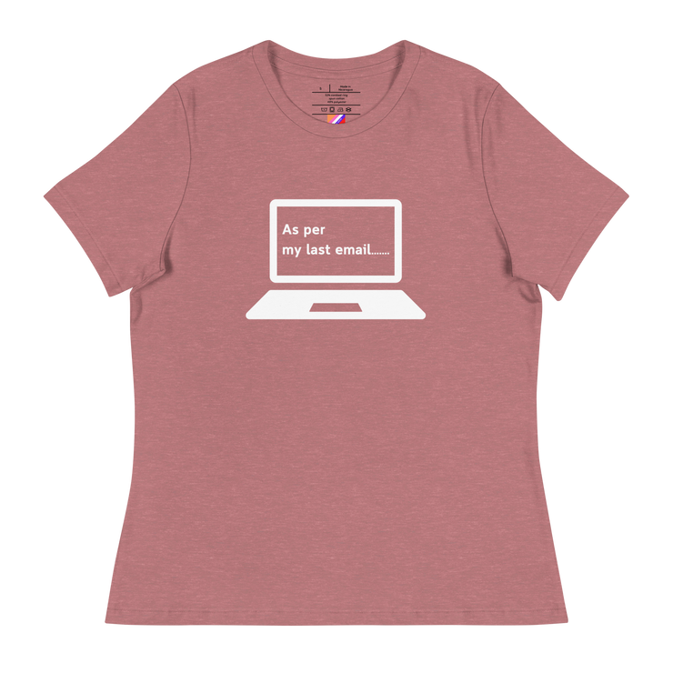 Per My Last Email Tee