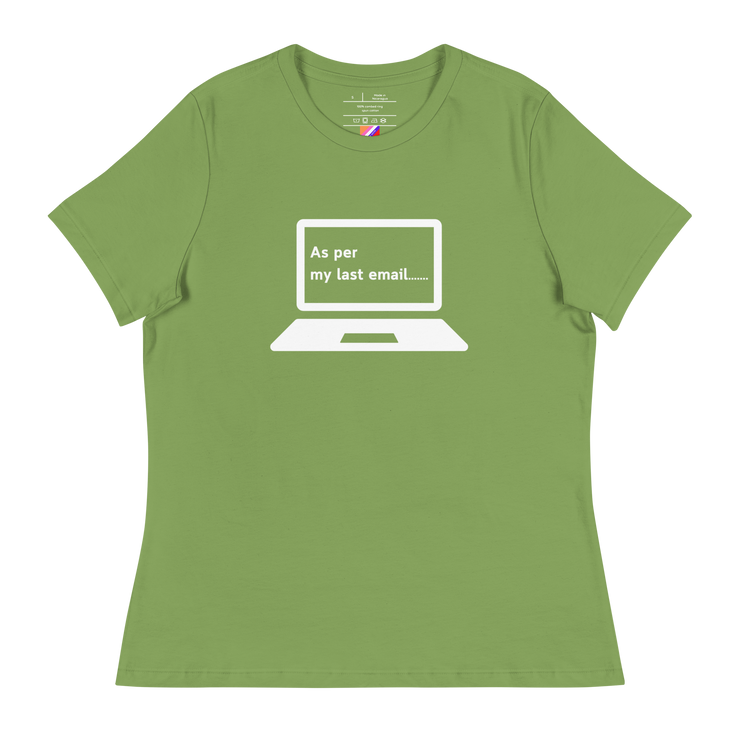 Per My Last Email Tee