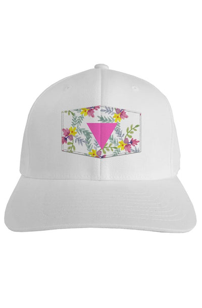 Fitted Pink Triangle Hat