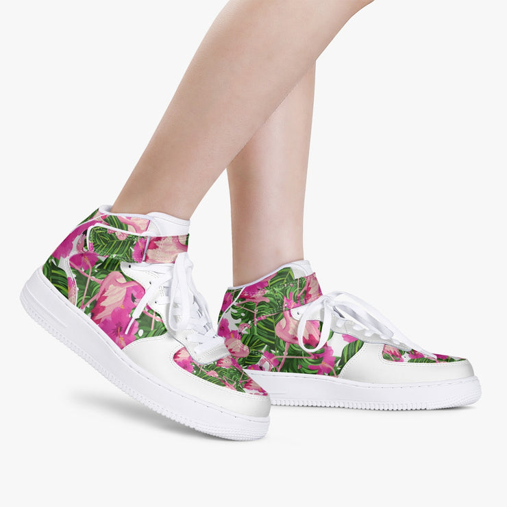 SW Flamingo Pink Leather  Sneakers - Snark-Wear