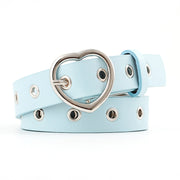 Heart Buckle Leather Belt - Snark-Wear