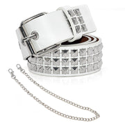 Metal Stud Belt w/ Chain - Snark-Wear