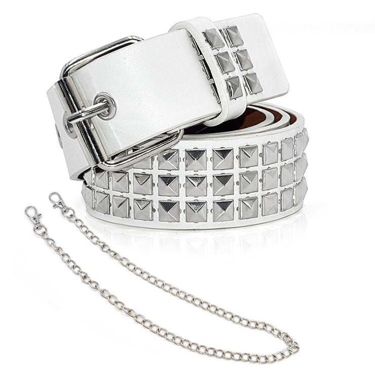 Metal Stud Belt w/ Chain - Snark-Wear