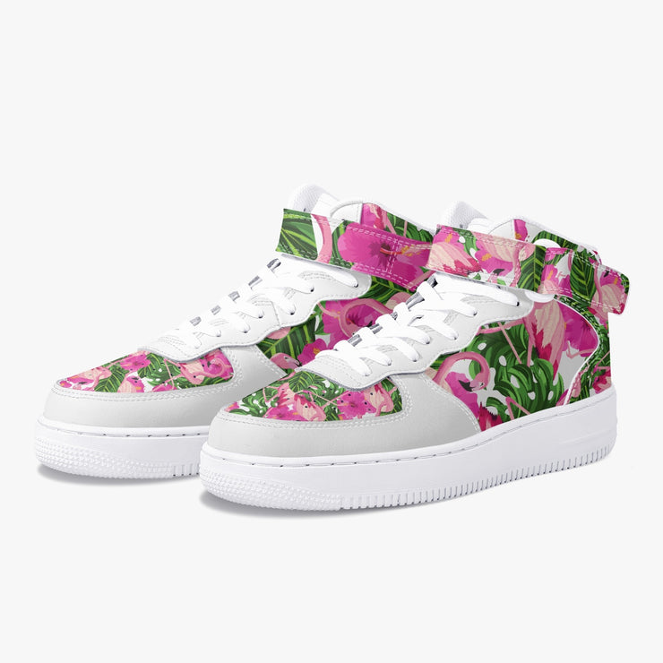 SW Flamingo Pink Leather  Sneakers - Snark-Wear
