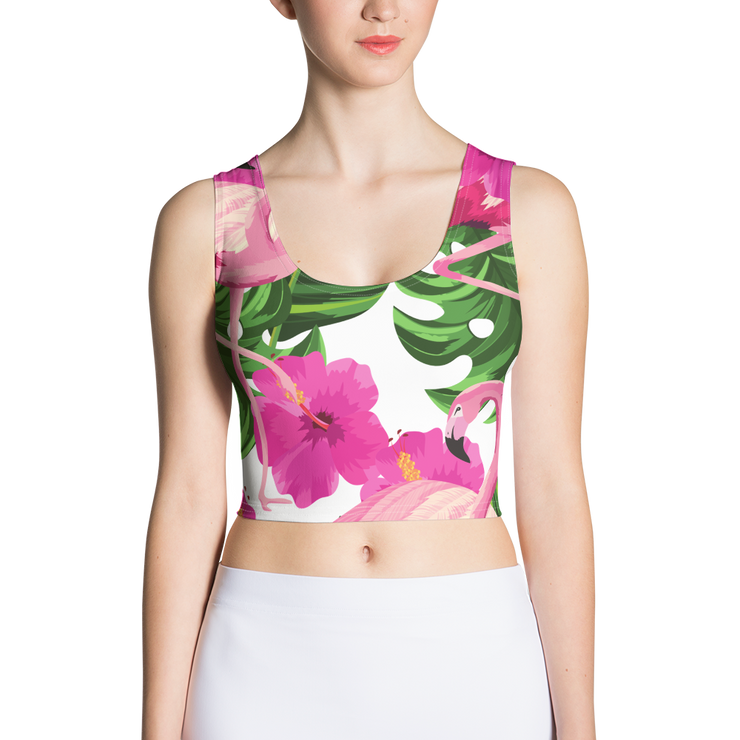 SW Flamingo Pink Crop Top - Snark-Wear