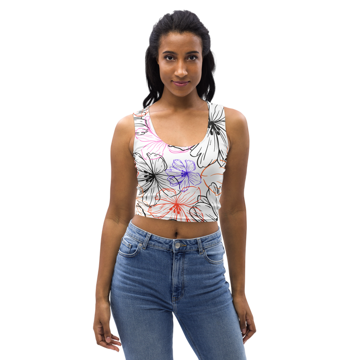 SW Floral Print Crop Top - Snark-Wear