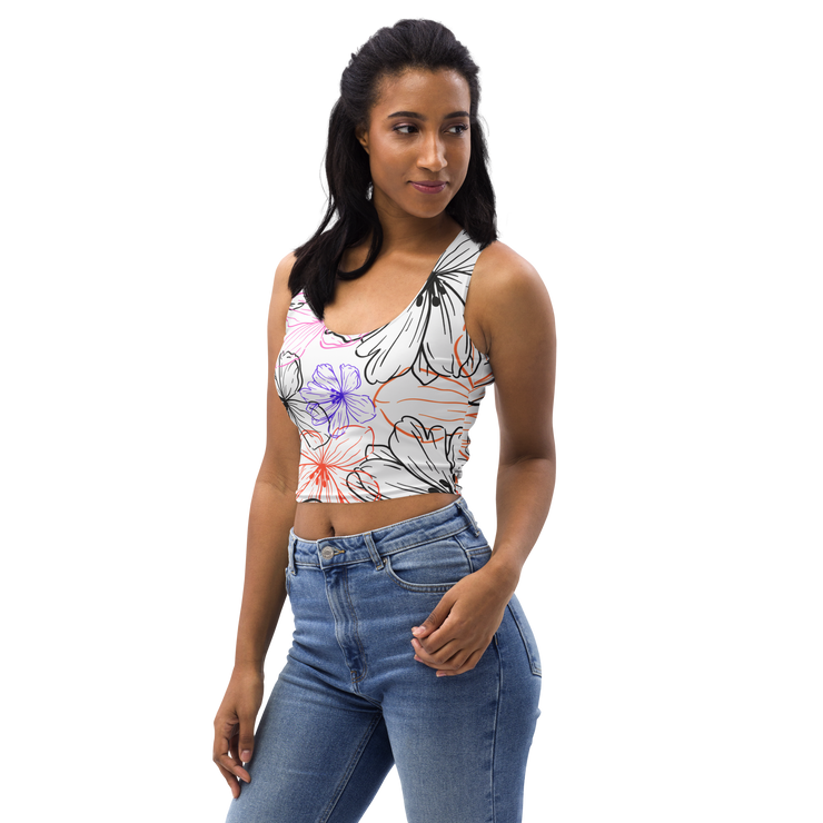 SW Floral Print Crop Top - Snark-Wear