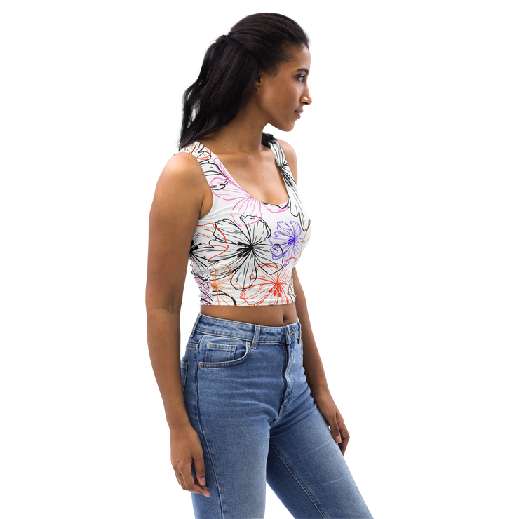 SW Floral Print Crop Top - Snark-Wear