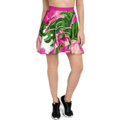 Flamingo Pink Skater Skirt - Snark-Wear