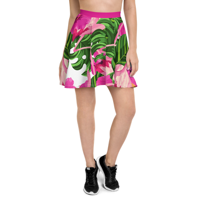 Flamingo Pink Skater Skirt - Snark-Wear
