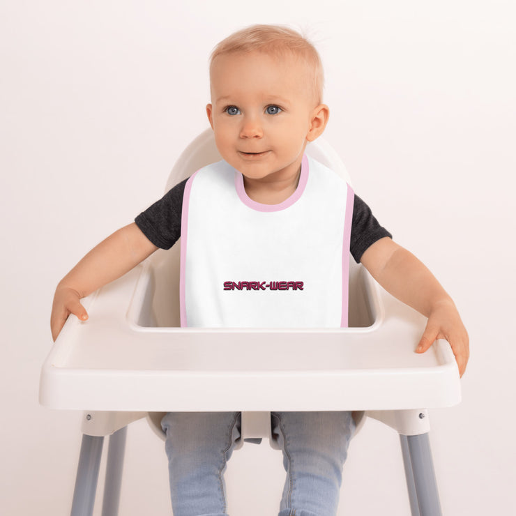 Embroidered Baby Bib - Snark-Wear